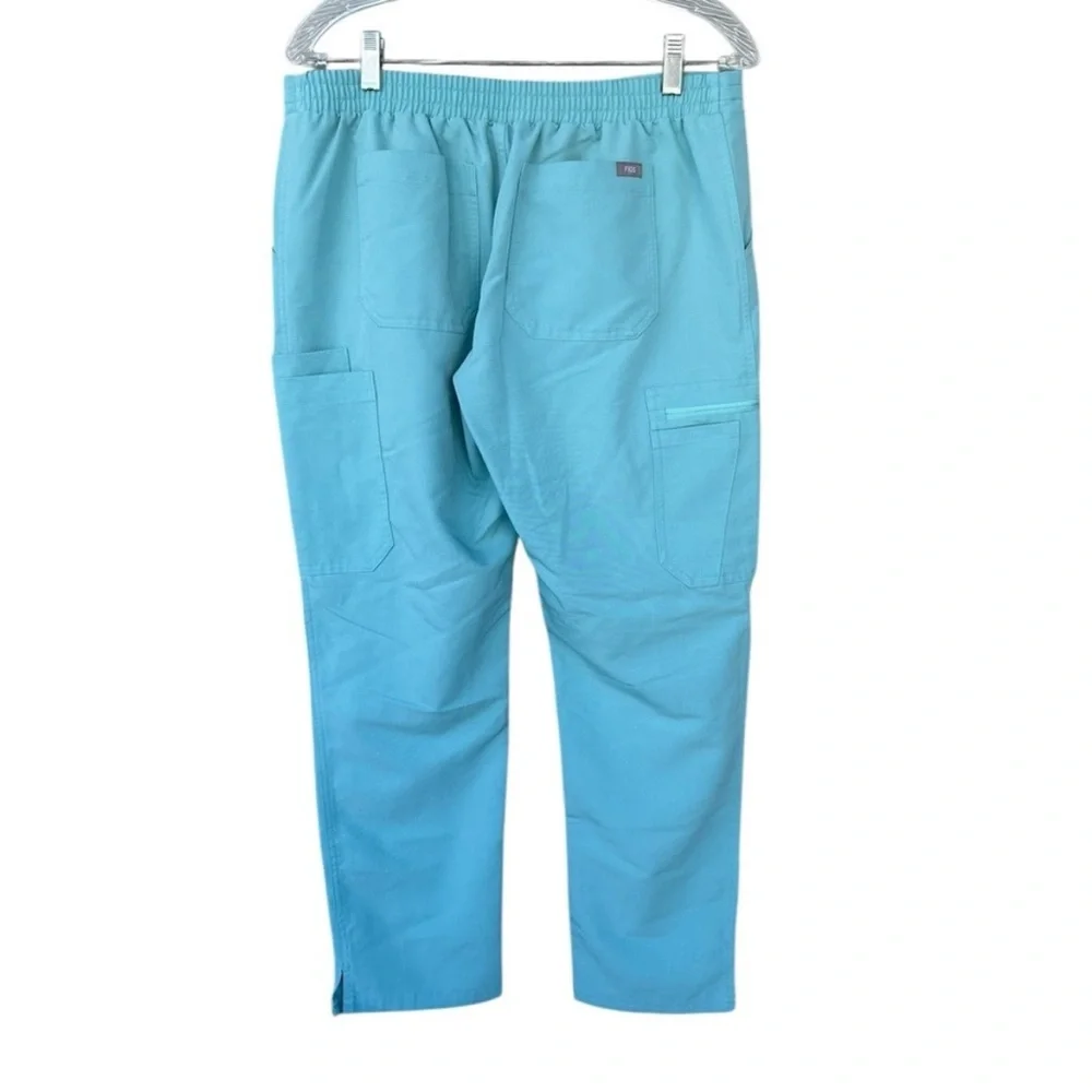 FIGS Women’s Scrub Pants - Size Medium Petite - Light Blue